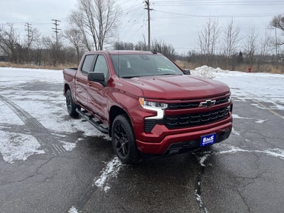 2026 Chevrolet Silverado 1500 RST Crew Cab 4WD SelectPkg w/Spray-OnBedlinr 20s HtdSeats HtdSteeringWheel