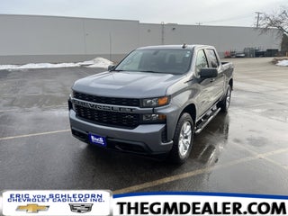 2021 Chevrolet Silverado 1500 Custom Crew Cab 4WD DarkEssentialsPkg w/20s RemoteStart